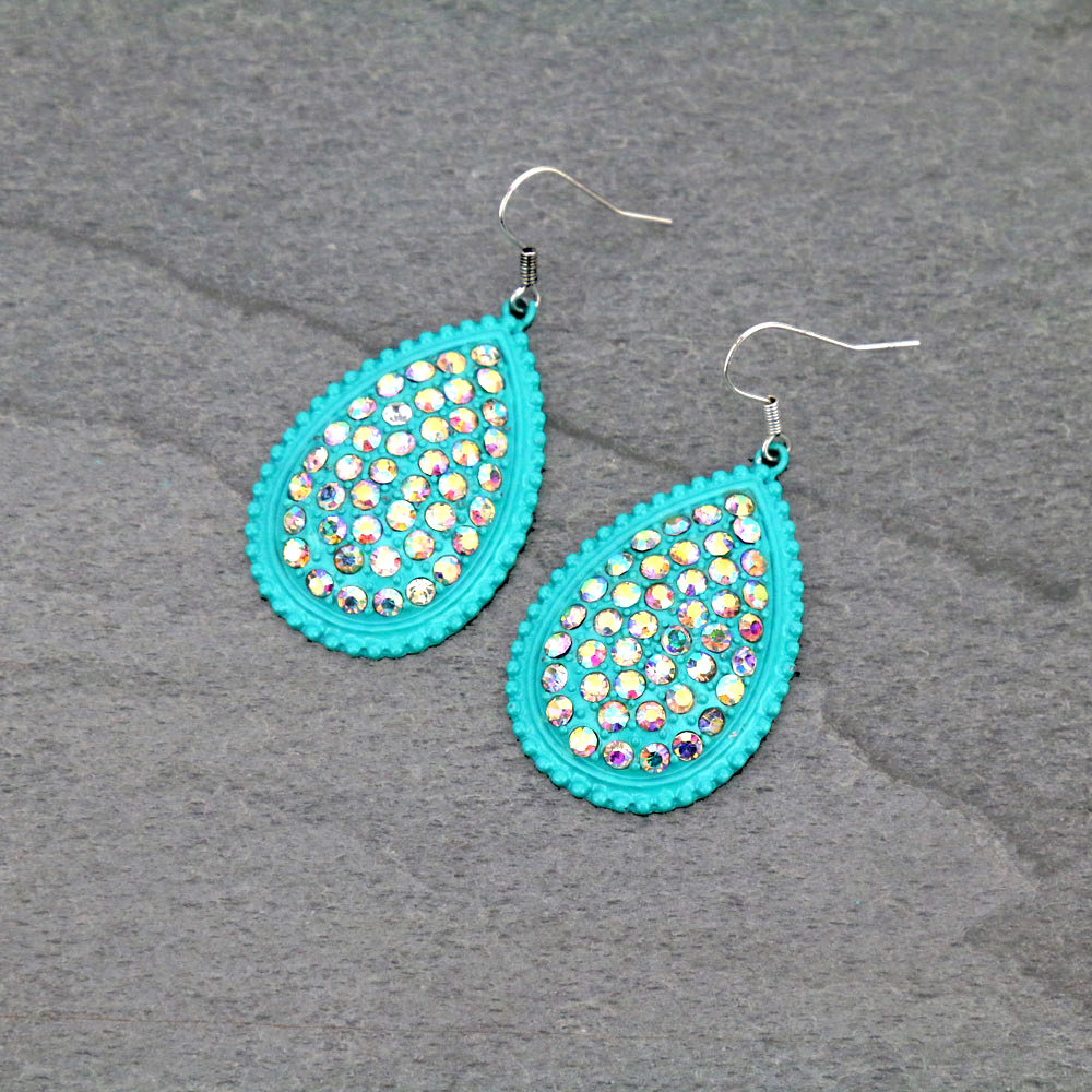 Fashion Teardrop Fish Hook Earrings