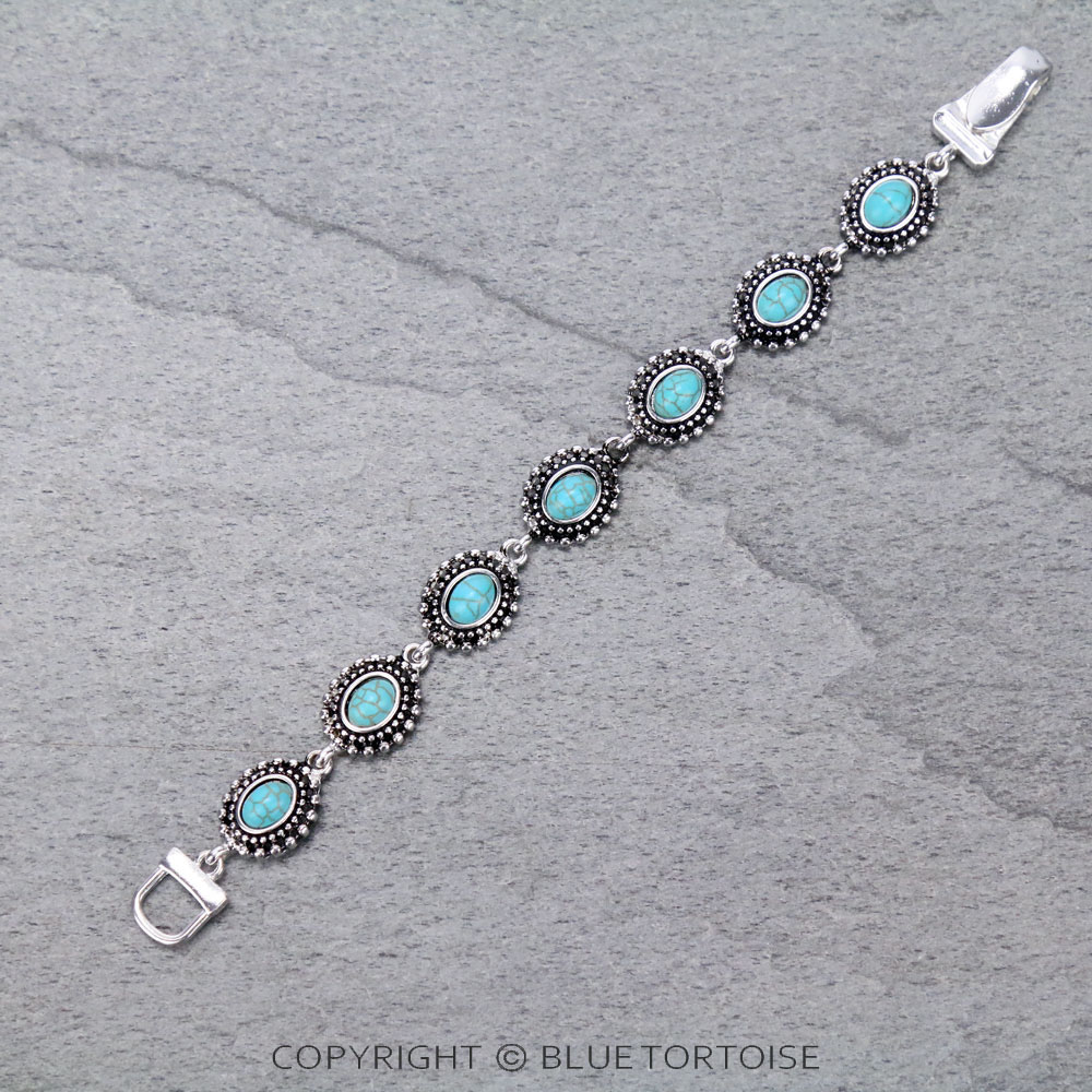 Oval Design Texture TQ Magnetic Bracelet - Image 2