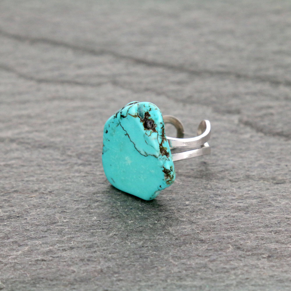 Western Stone Cuff Ring