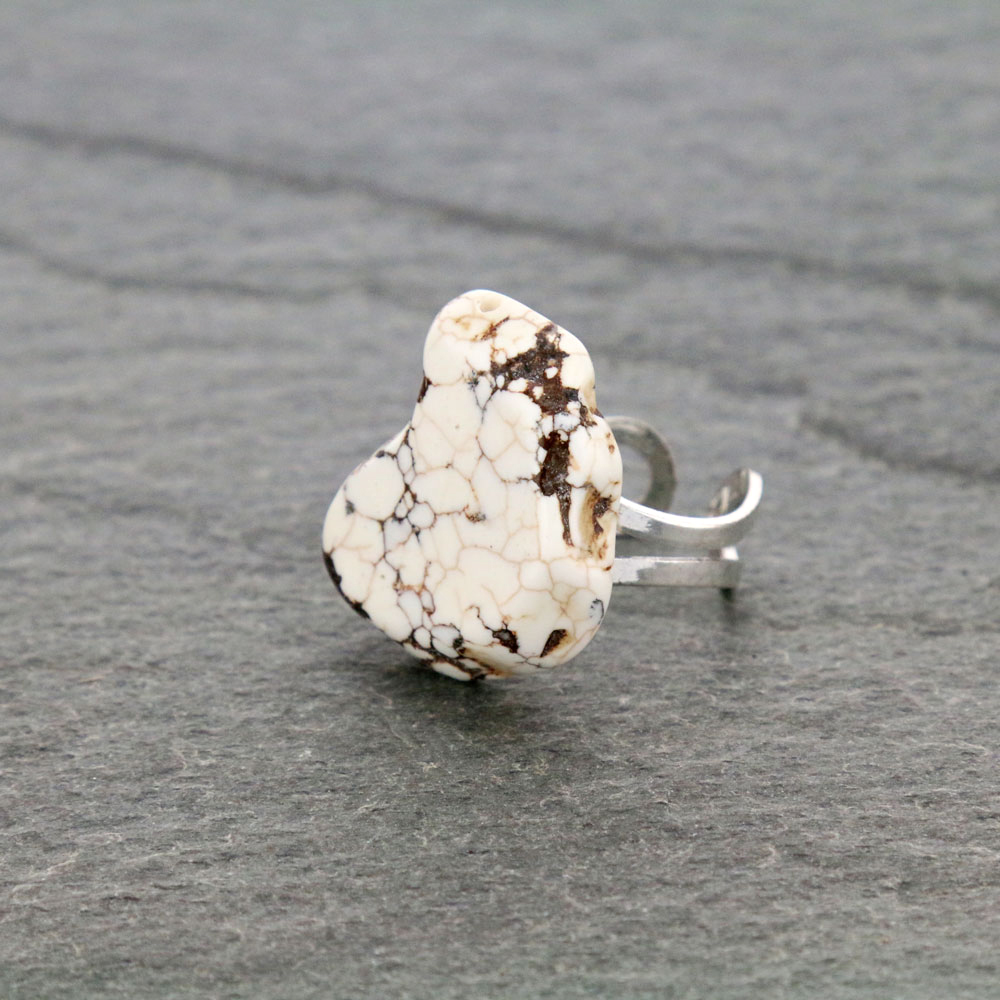Western Stone Cuff Ring