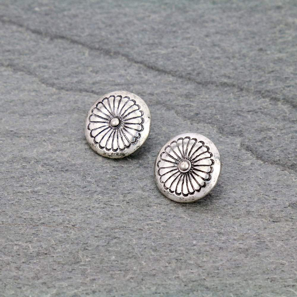 Western Design Stud Earrings
