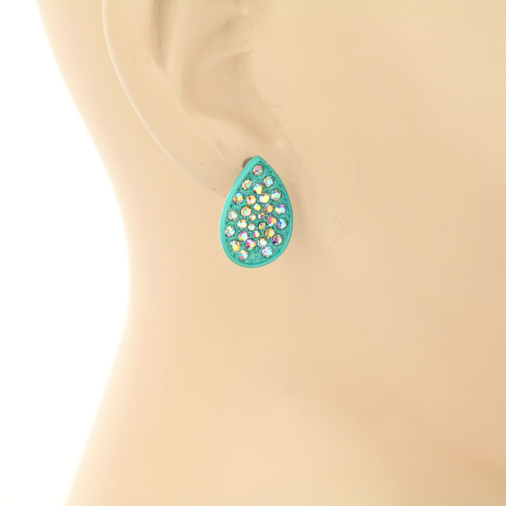 3 Pair Teardrop Earring Set - Image 4
