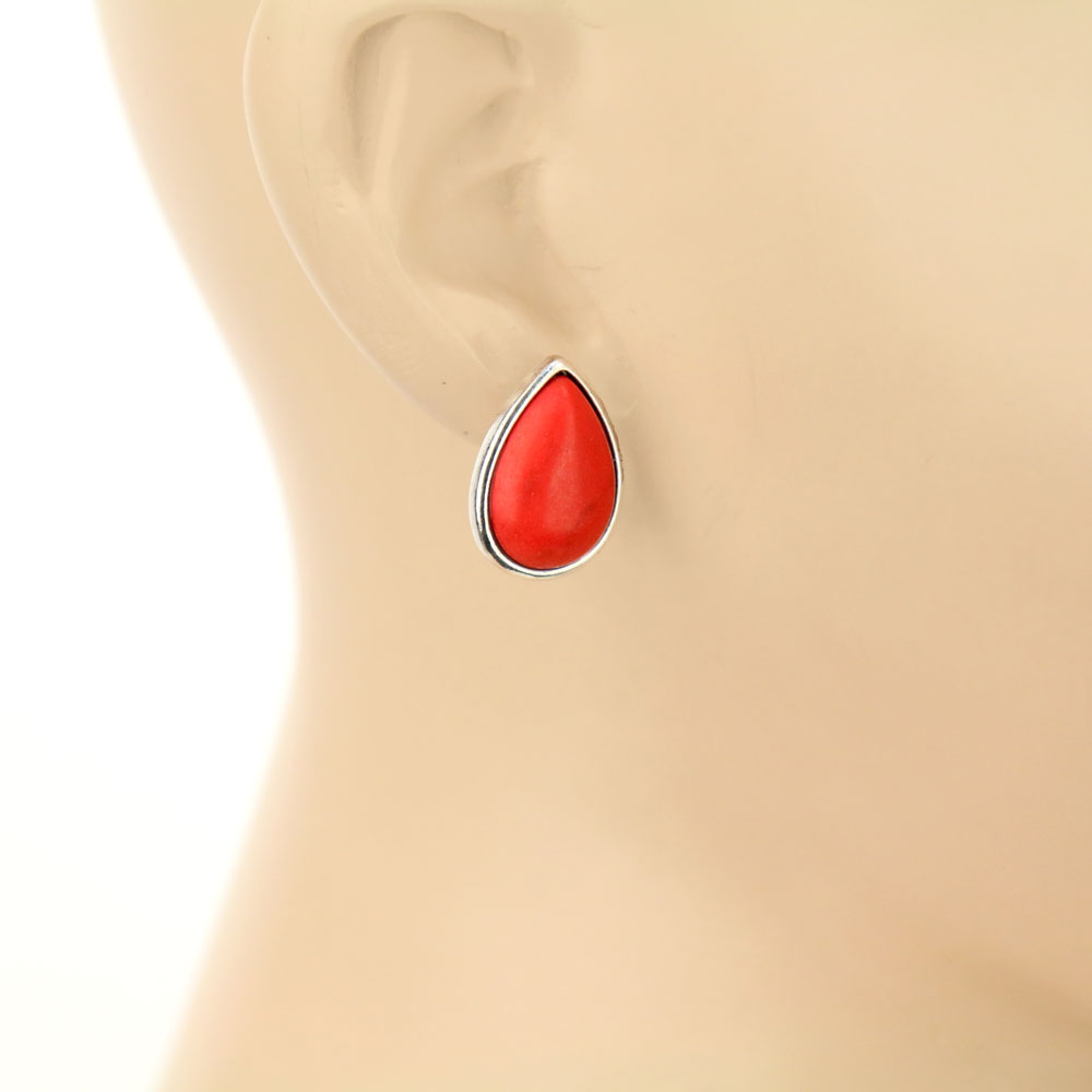 3 Pair Stone Earring Set - Image 3