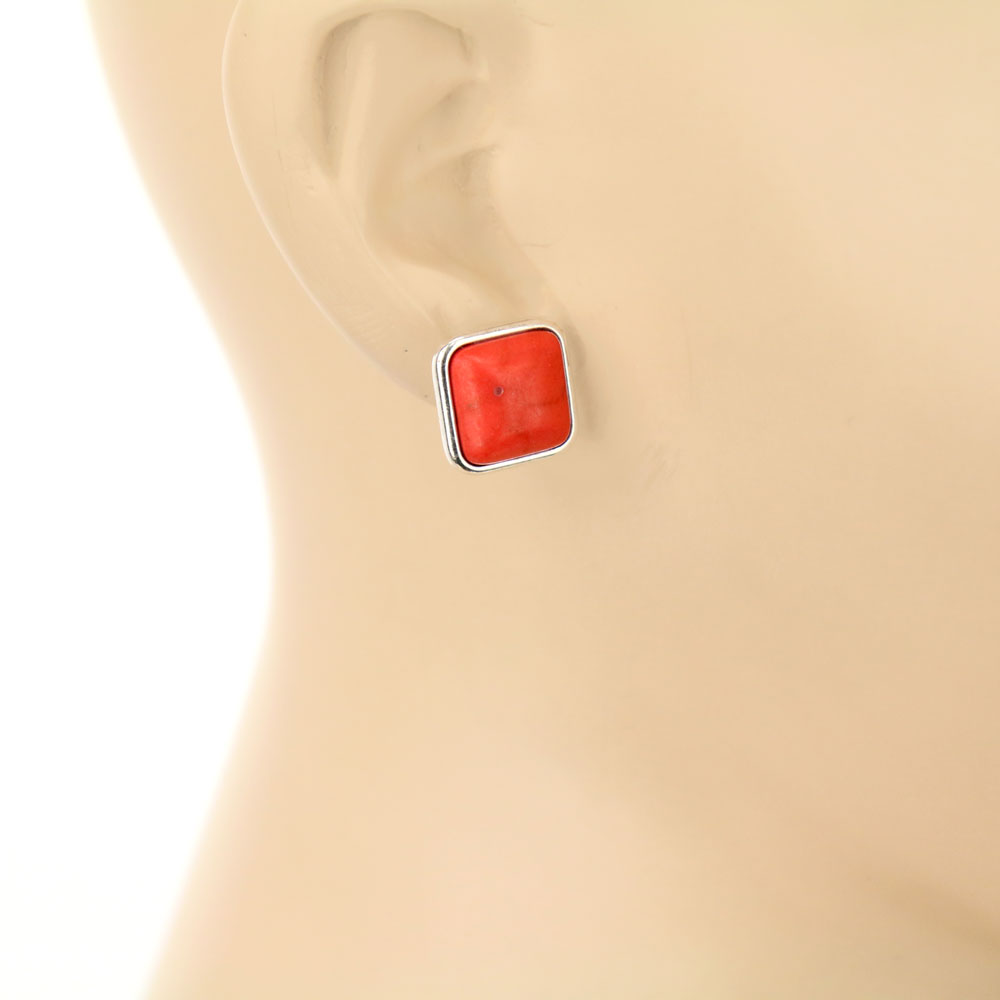 3 Pair Stone Earring Set - Image 4