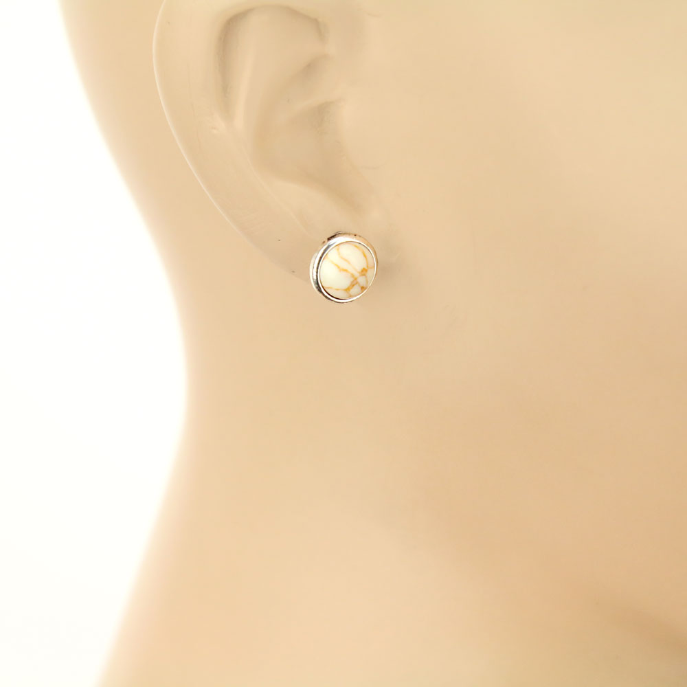 3 Pair Stone Earring Set - Image 2