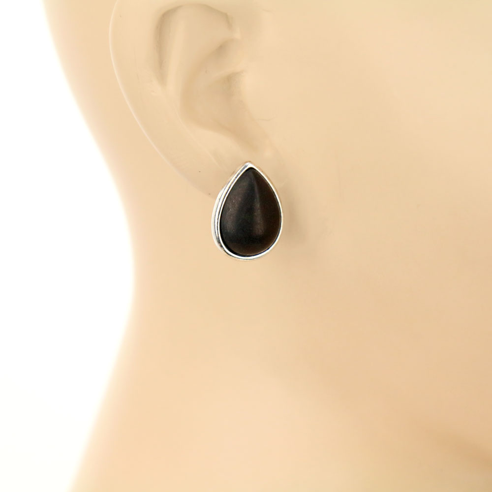 3 Pair Stone Earring Set - Image 3