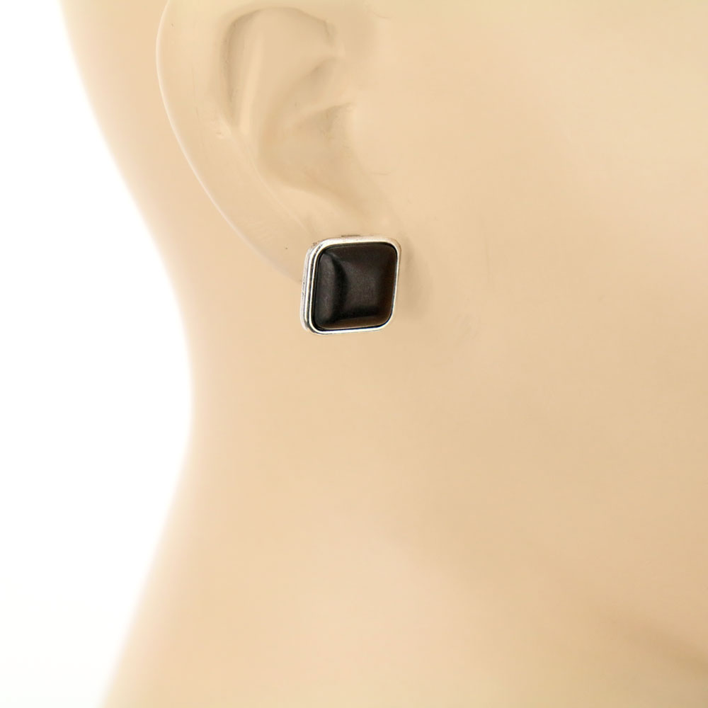 3 Pair Stone Earring Set - Image 4