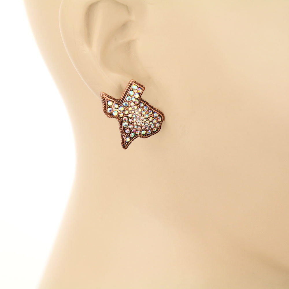 3 Pair Texas Map Earring Set - Image 3