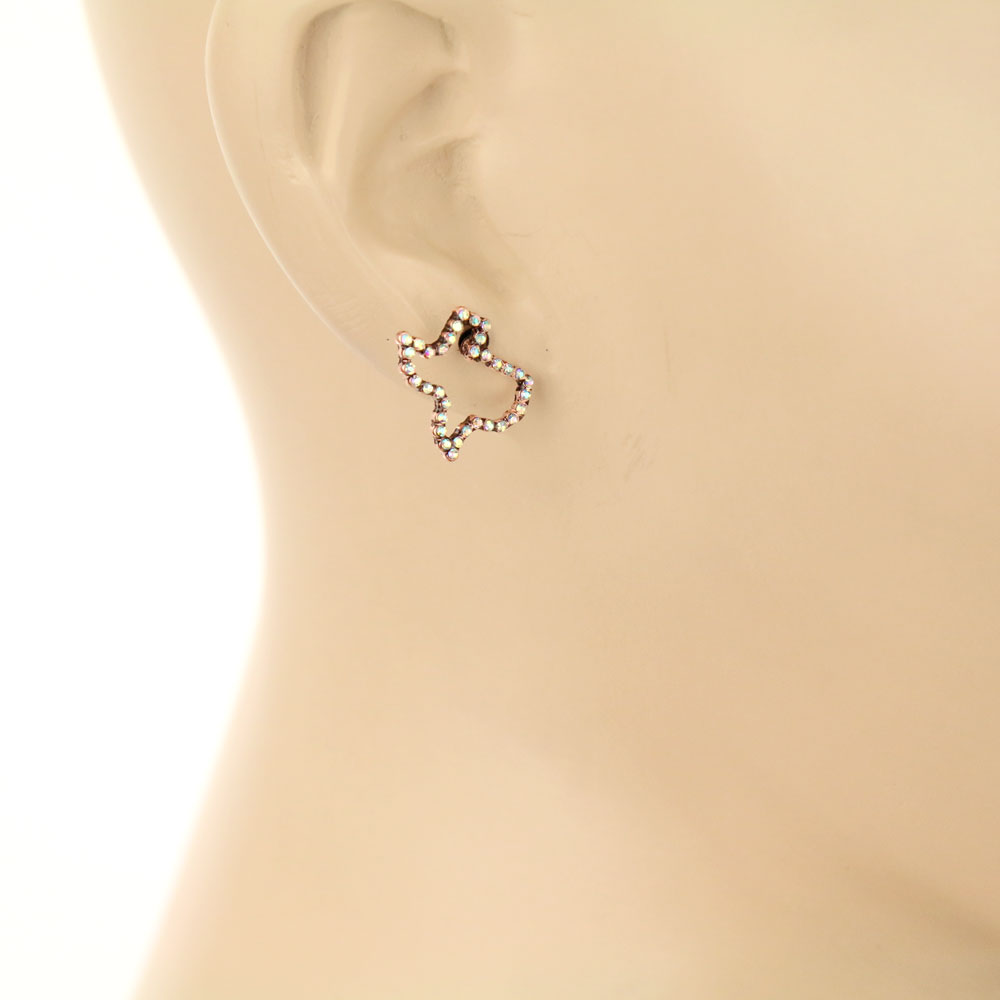 3 Pair Texas Map Earring Set - Image 4