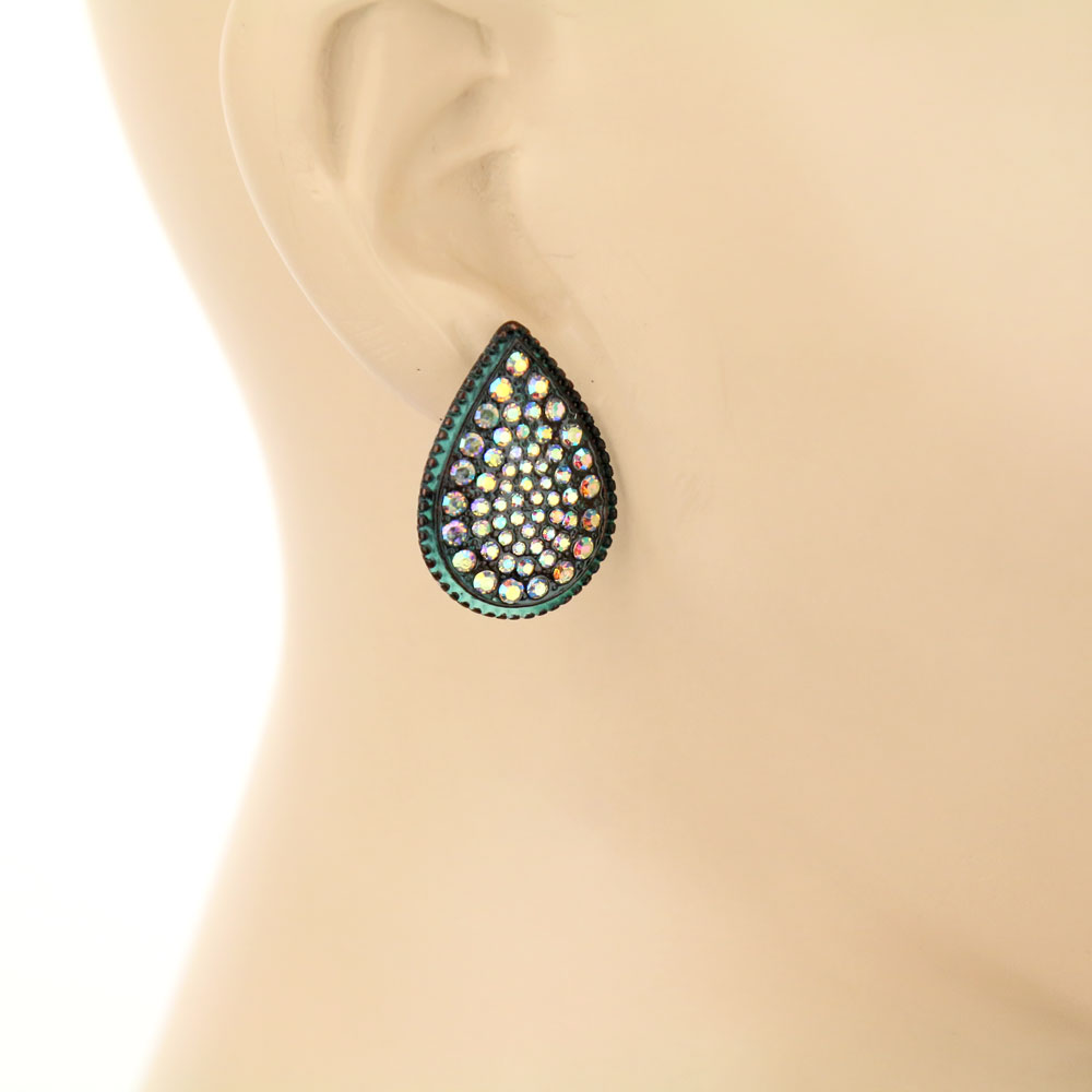 3 Pair Stone Earring Set - Image 3