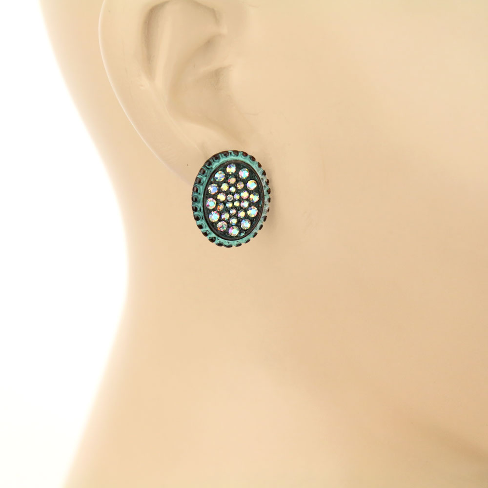 3 Pair Stone Earring Set - Image 4