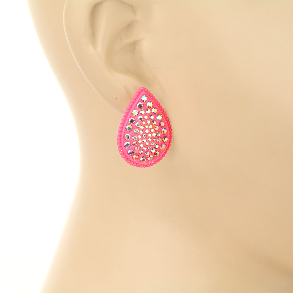 3 Pair Stone Earring Set - Image 3