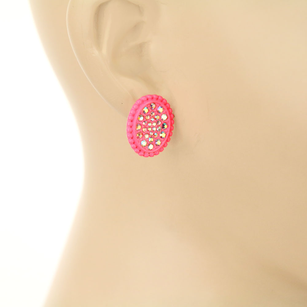3 Pair Stone Earring Set - Image 4