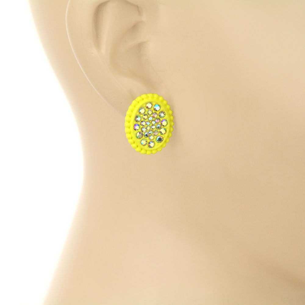 3 Pair Stone Earring Set - Image 4