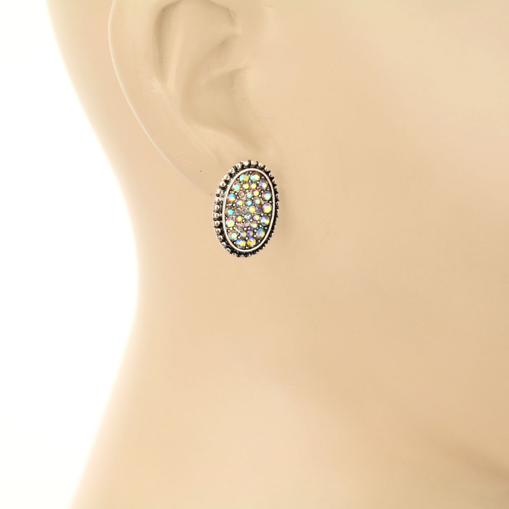 3 Pair Stone Earring Set - Image 3