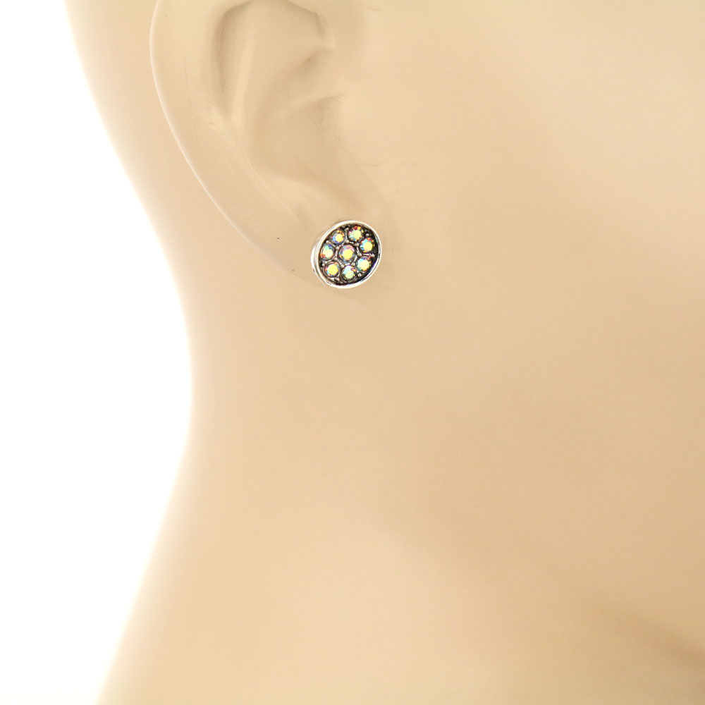 3 Pair Stone Earring Set - Image 4