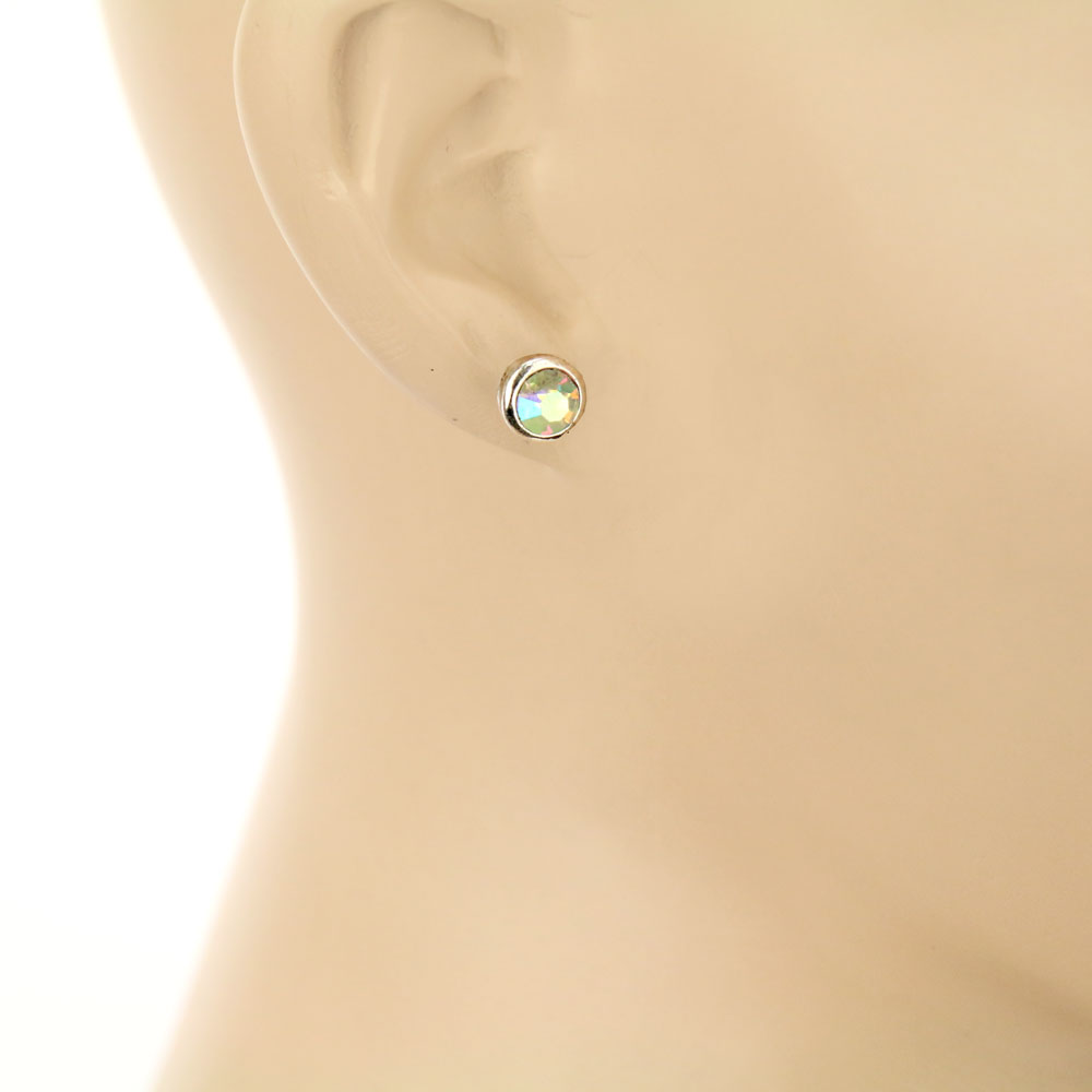 3 Pair Stone Earring Set - Image 2