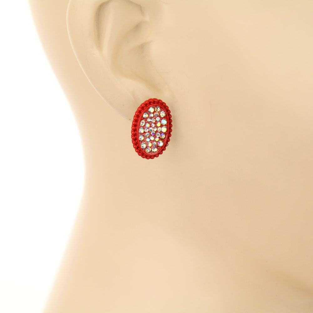 3 Pair Stone Earring Set - Image 3
