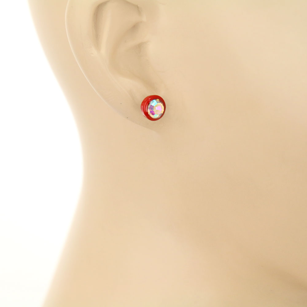3 Pair Stone Earring Set - Image 2
