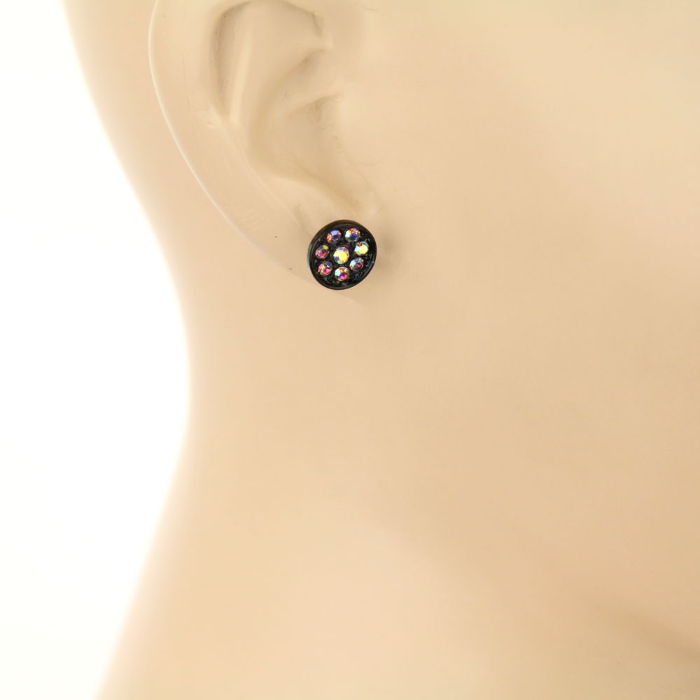 3 Pair Stone Earring Set - Image 4