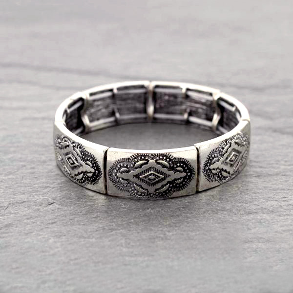 Western Design Stretch Bracelet