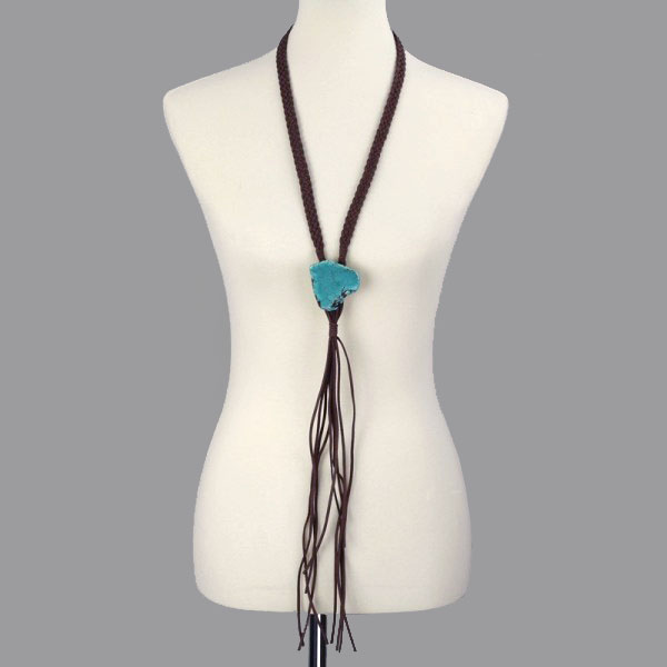 Boho Natural Stone Necklace - Image 2