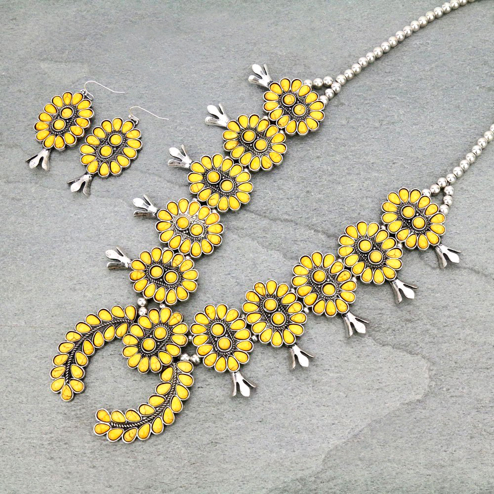 Squash Blossom Necklace Set