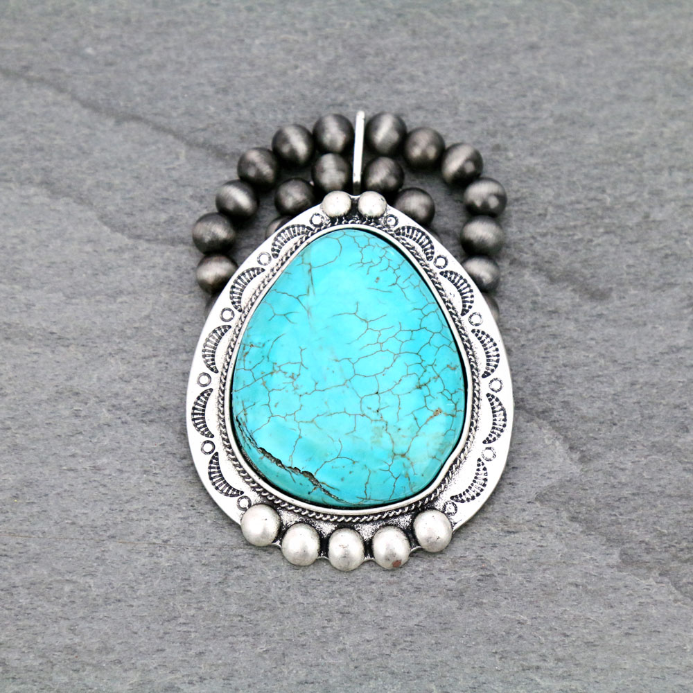 Big Natural Stone Stretch Bracelet