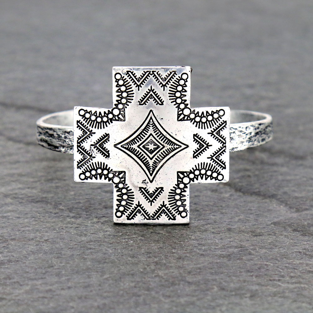 Aztec "C" Cuff Bracelet