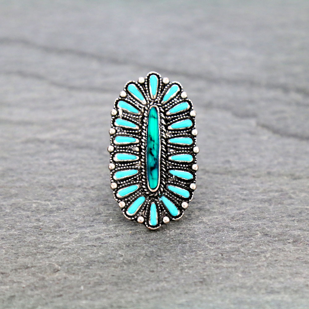 Western Style Cuff Ring