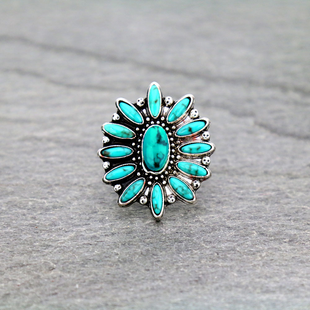 Western Style Cuff Ring