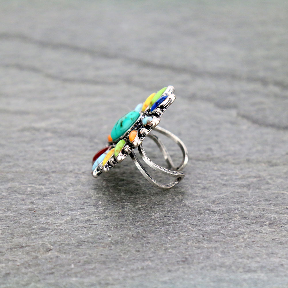 Western Style Cuff Ring - Image 2