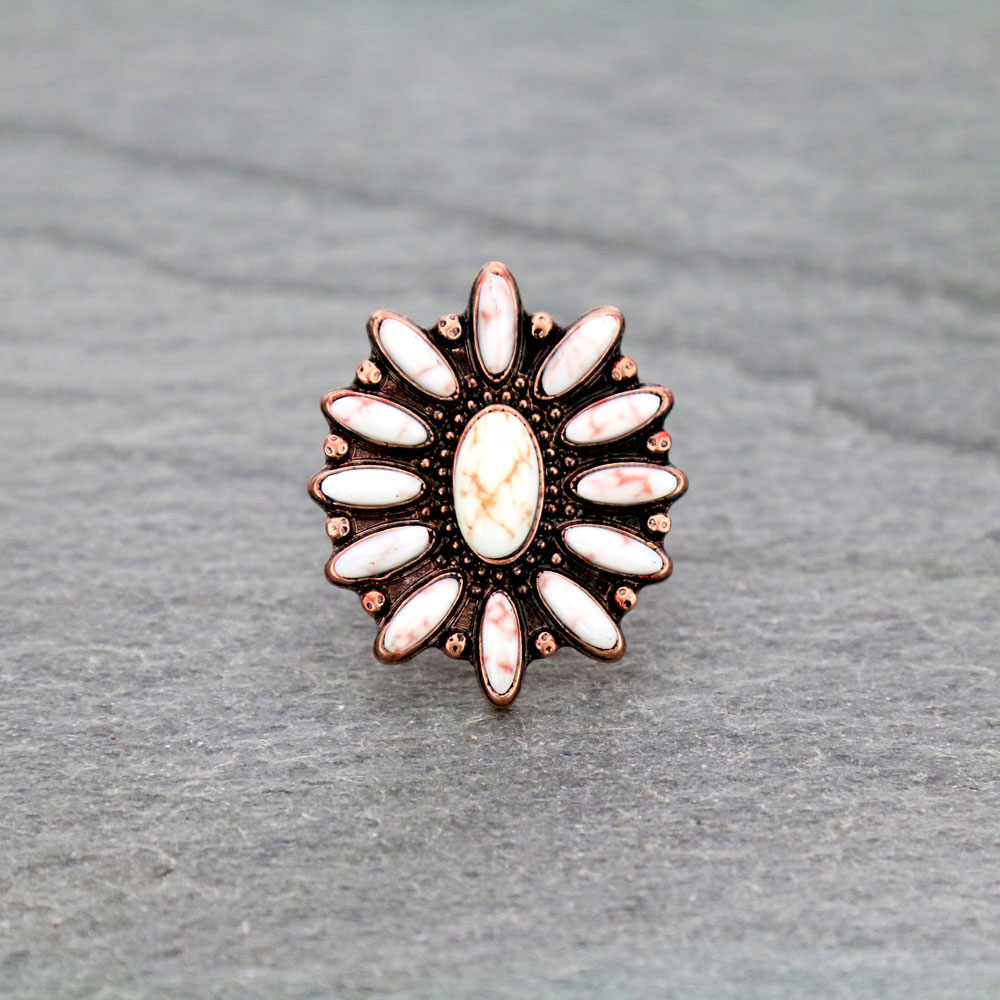 Western Style Cuff Ring