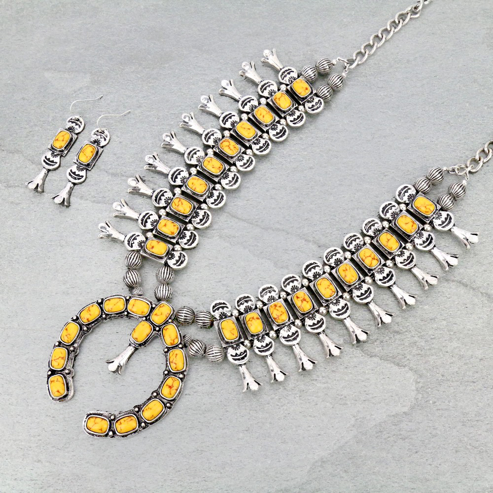 Squash Blossom Necklace Set