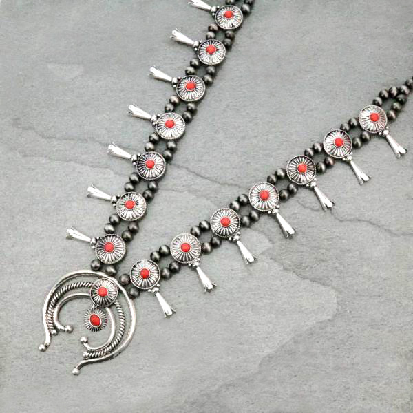 Western Squash Blossom Necklace