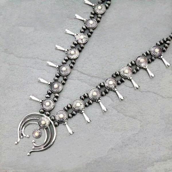 Western Squash Blossom Necklace