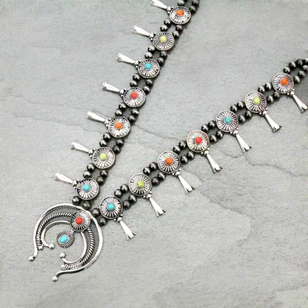 Western Squash Blossom Necklace