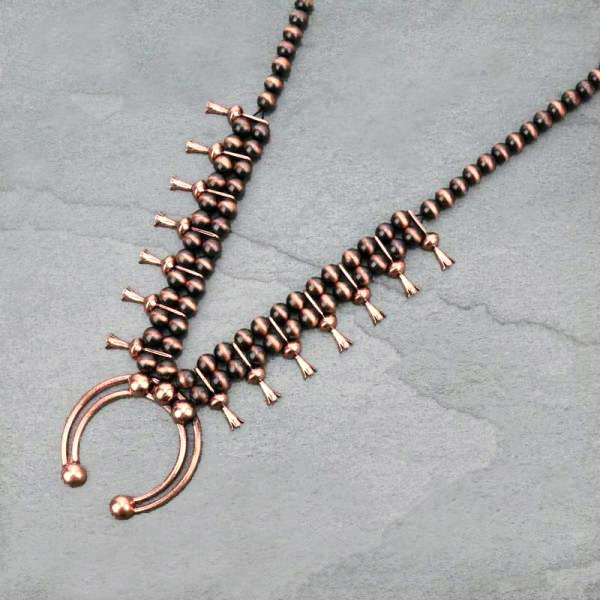 Western Squash Blossom Necklace