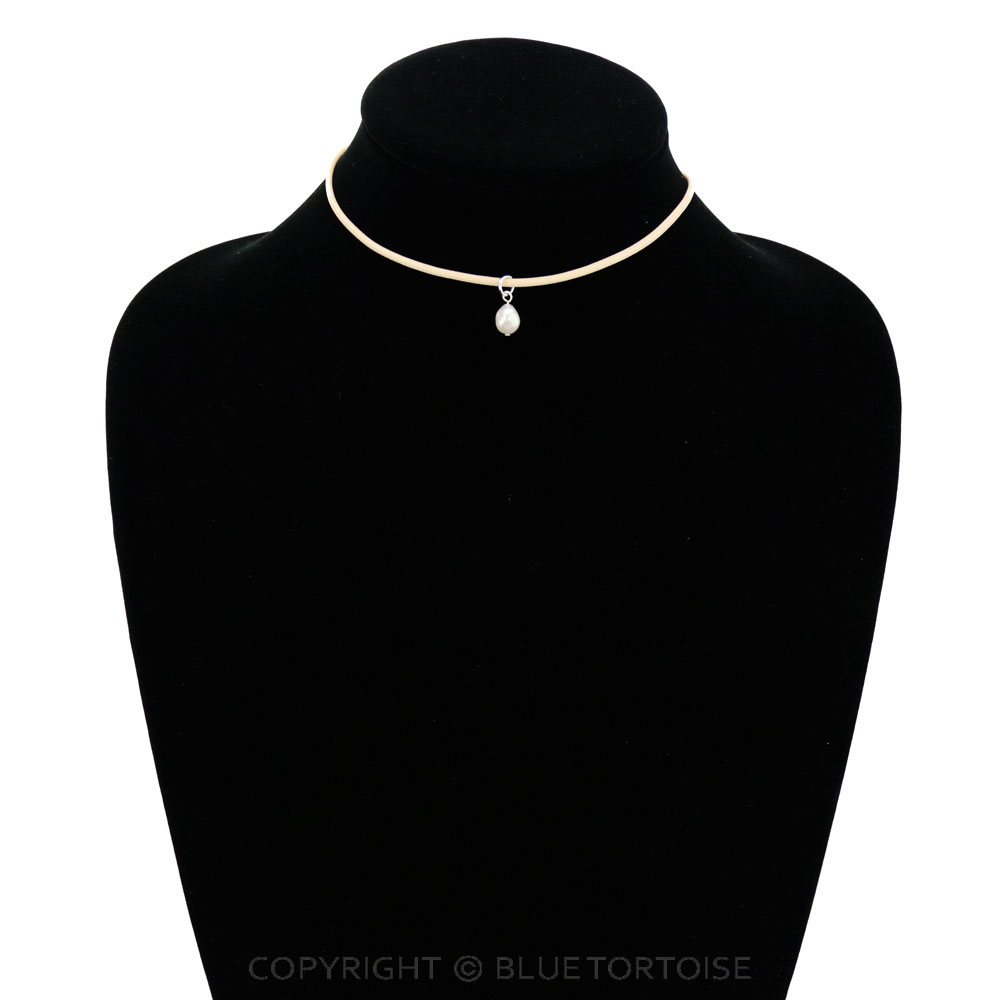 Freshwater Pearl Pendant Choker - Image 2