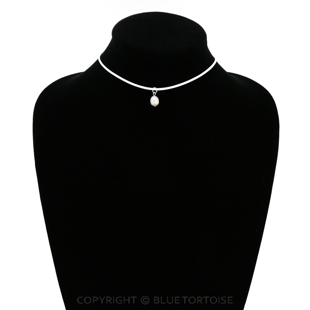 Freshwater Pearl Pendant Choker - Image 2