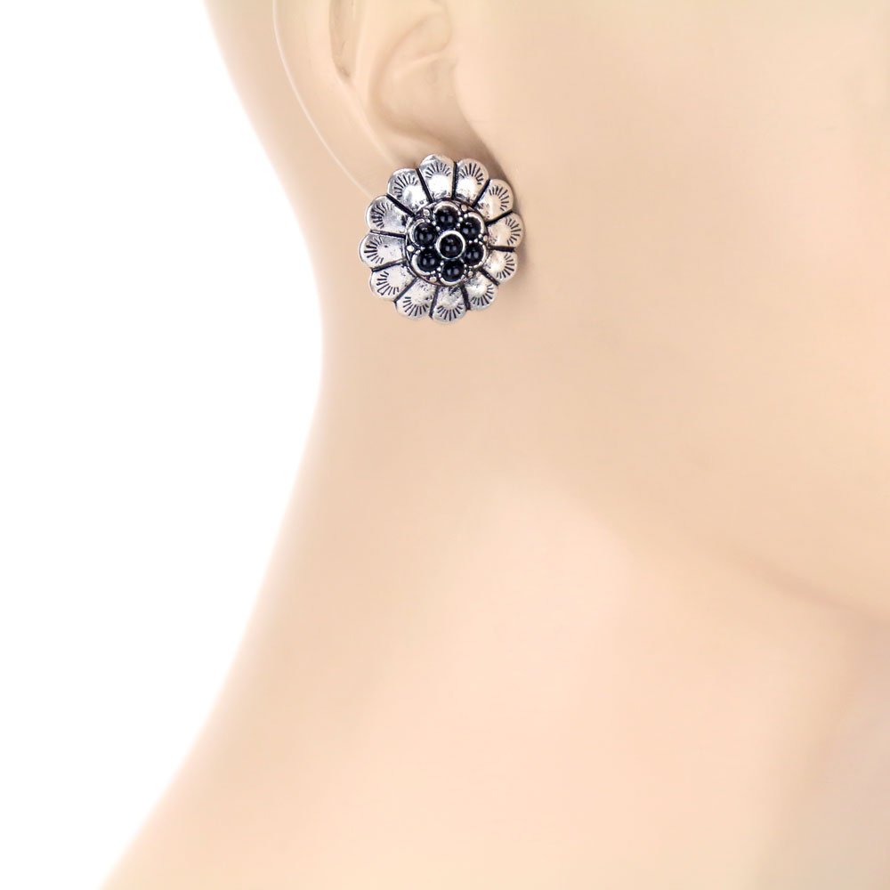 3 Pair Western Concho Earring Set - Image 2