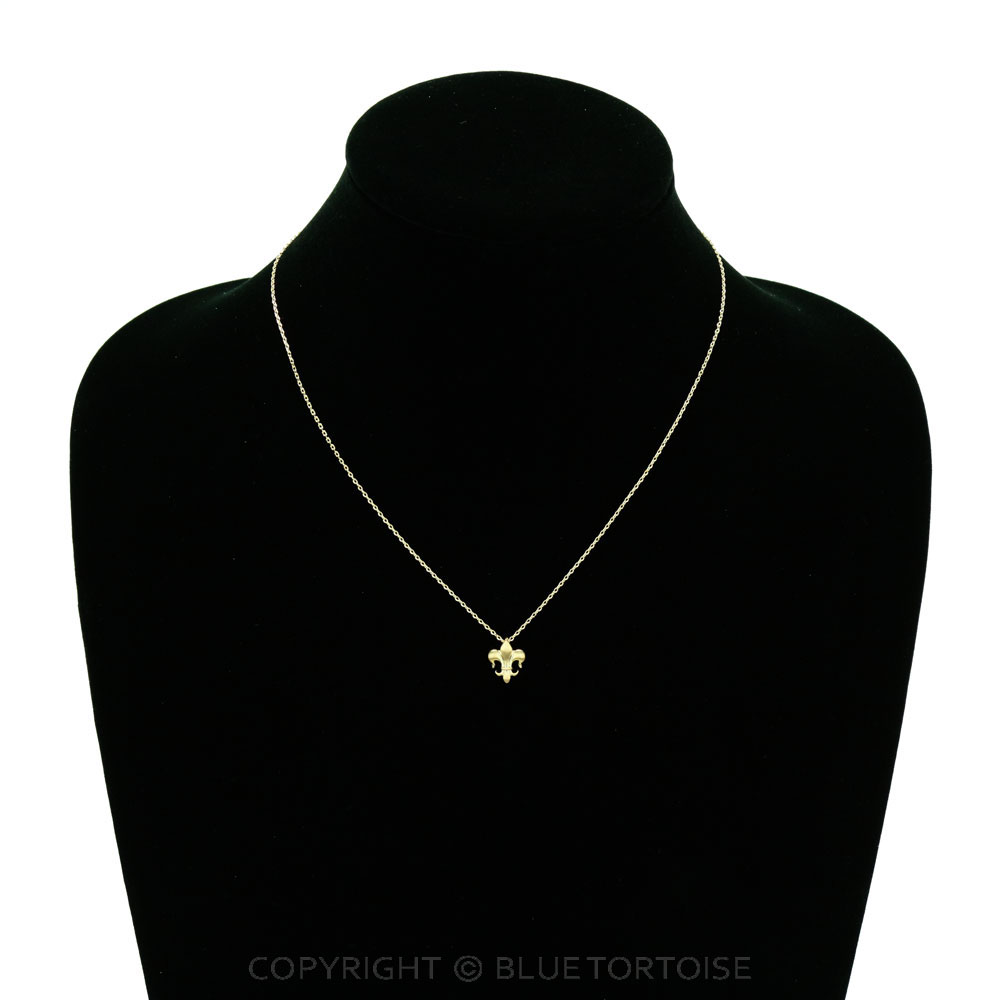 Fleur De Lis Pendant Necklace - Image 2