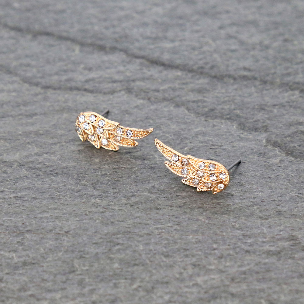 Fashion Wing Post Earrings