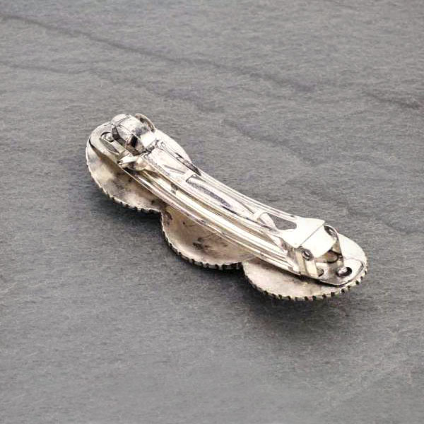 Western Concho Hair Clip Barrette - Image 2