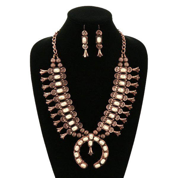 Squash Blossom Necklace Set - Image 2
