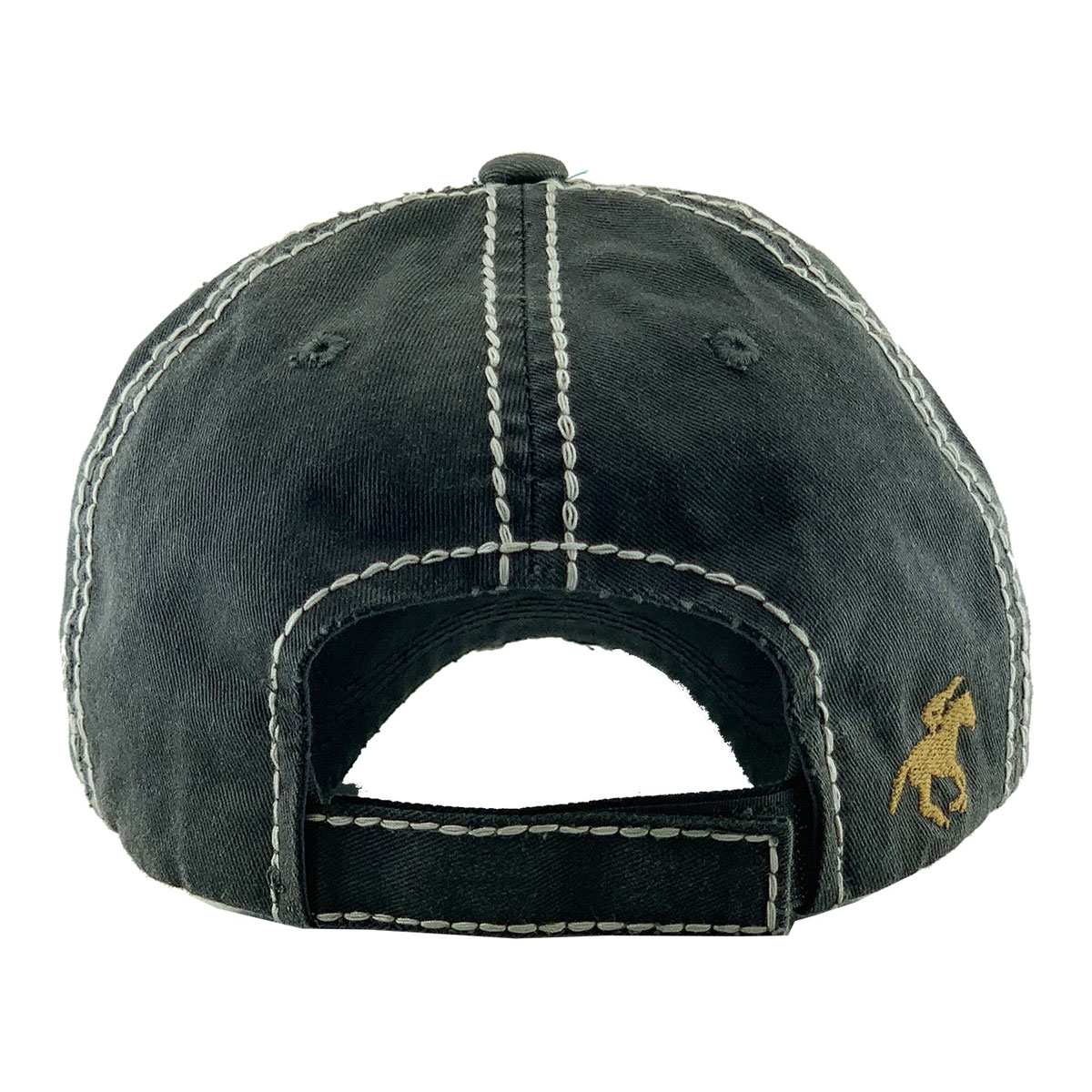 "Talk Derby to Me" Washed Vintage Ball Cap - Image 4