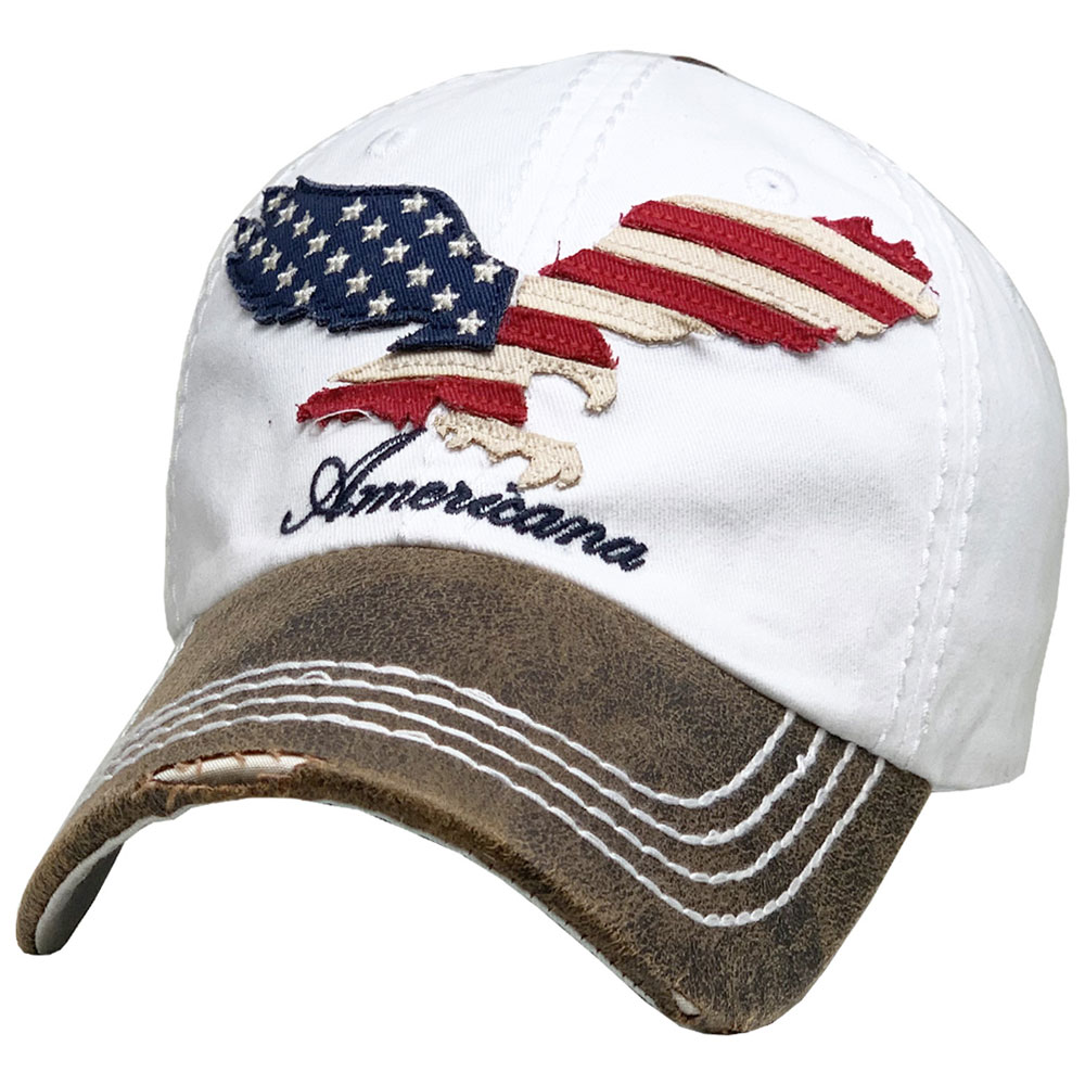 EAGLE FLAG Washed Cotton Vintage Ballcap