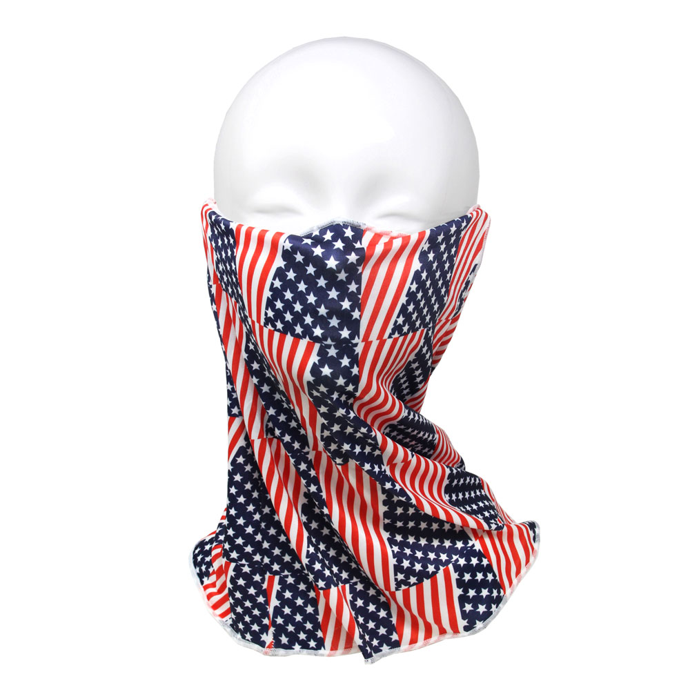 USA FLAG Print Face Tube Mask