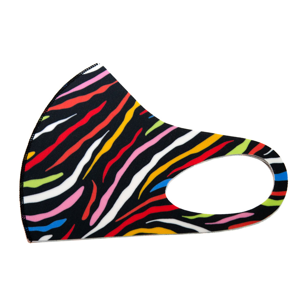 Fashion Zebra Print Face Mask - Image 2