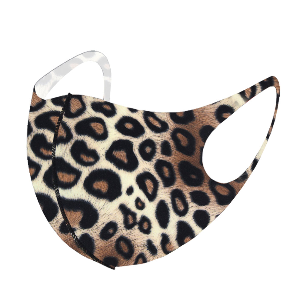 Fashion Leopard Print Face Mask